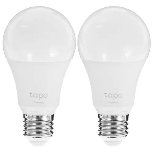 

Лампа TP-LINK Tapo L510E(2-pack) умная диммируемая Wi-Fi, комплект 2 шт, Tapo L510E(2-pack)