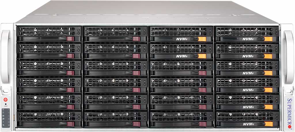 

Серверная платформа 4U Supermicro SYS-6049GP-TRT (2*LGA3647, C622, 24*DDR4, 24*3.5" HS, 2*10Glan, 4x2000W), SYS-6049GP-TRT