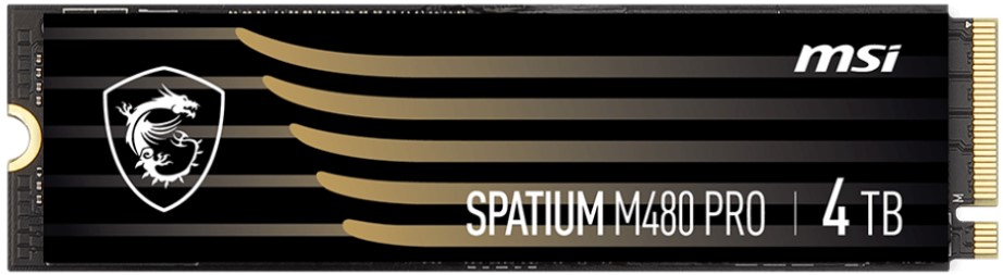 

Накопитель SSD M.2 2280 MSI S78-440R050-P83 SPATIUM M480 PRO 4TB PCIe Gen4 x4 NVMe 1.4 7400/7000MB/s IOPS 1000K/1000K TBW 3000 MTBF 1.6M, S78-440R050-P83