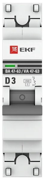 фото Автоматический выключатель  EKF mcb4763-1-03D-pro в Челябинске
