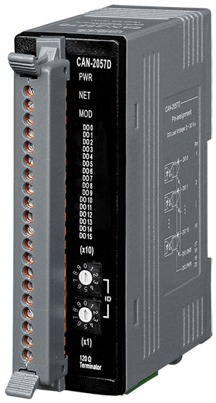 

Модуль ICP DAS CAN-2057D CR DeviceNet Module of 16-channel Isolated Open Collector Digital Output, CAN-2057D CR