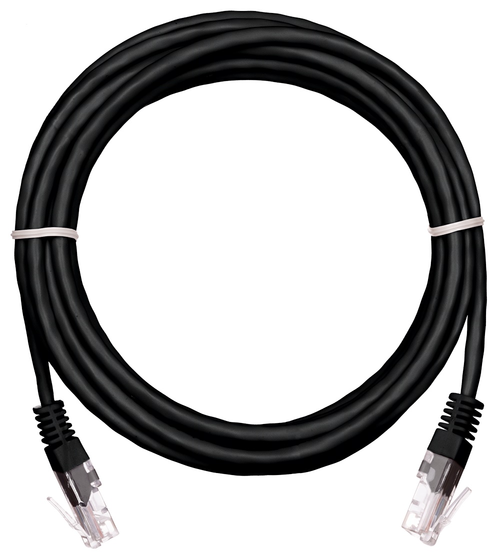 

Кабель патч-корд U/UTP 5e кат. 0.5м Netlan EC-PC4UD55B-BC-PVC-005-BK-10 2хRJ45/8P8C 26AWG(7x0.16 мм), чистая медь, PVC нг(B), черный, уп/10шт, EC-PC4UD55B-BC-PVC-005-BK-10