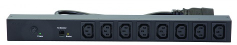 фото Блок розеток 19", 8 розеток Eurolan 60A-64-55-08BL в Омске