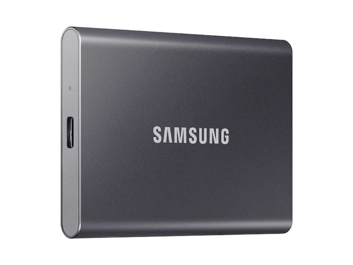 

Накопитель SSD USB 3.2 Samsung MU-PC2T0T/WW внешний T7 2TB USB 3.2 titan gray, MU-PC2T0T/WW