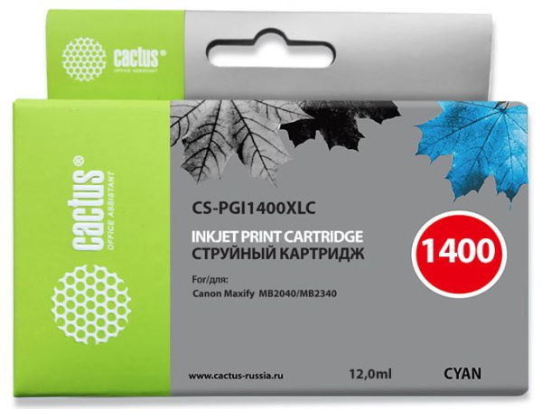фото Картридж  Cactus CS-PGI1400XLC в Красноярске