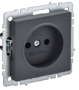 фото Розетка без заземления  IEK BR-R10-10-K53