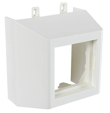 

Суппорт SPL 075007S с рамкой 1 пост (45х45) на профиль для кабель-канала 75х20, 075007S