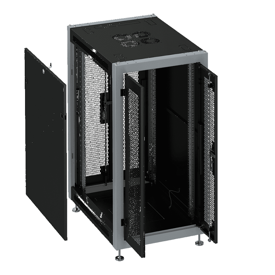 

Шкаф напольный 19", 33U SYSMATRIX SL 6633.944 600x600x1600mm (ШхГхВ) передняя дверь двухстворчатая перфорированная, задняя дверь двухстворчатая перфор, SL 6633.944