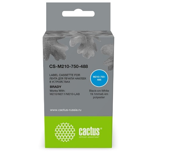 

Картридж ленточный Cactus M210-750-499 для Brady M210/M211/M210-LAB, M210-750-499