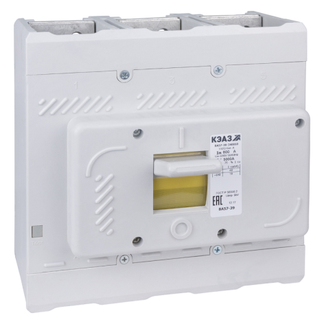 Изображение товара Автоматический выключатель КЭАЗ 109886 3-полюсный 630 А литой корпус
