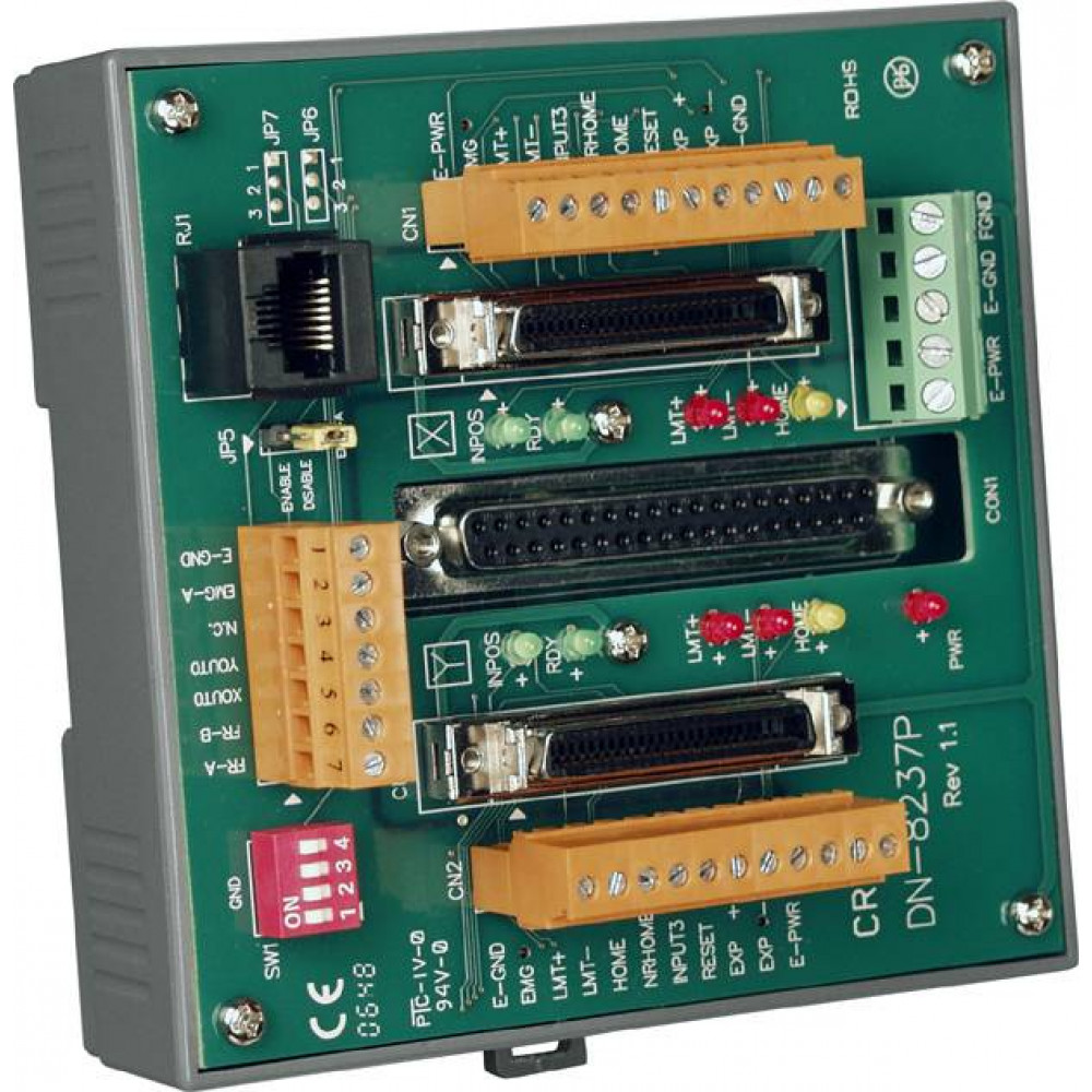 

Плата ICP DAS DN-8237PB CR Photo-isolated terminal board for Panasonic servo minas A Amplifier, DN-8237PB CR