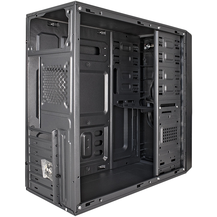 

Корпус ATX Exegate XP-401 EX283733RUS miditower, XP500, 120mm, 2*USB, Audio, black, XP-401