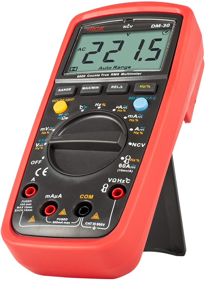 

Мультиметр RGK DM-30 с поверкой, DM-30