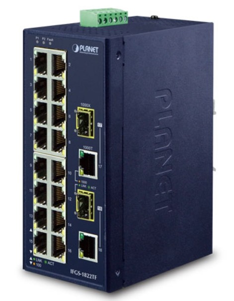 Коммутатор Planet IFGS-1822TF