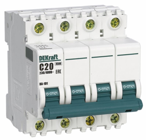 Изображение товара Автоматический выключатель DEKraft 11284DEK