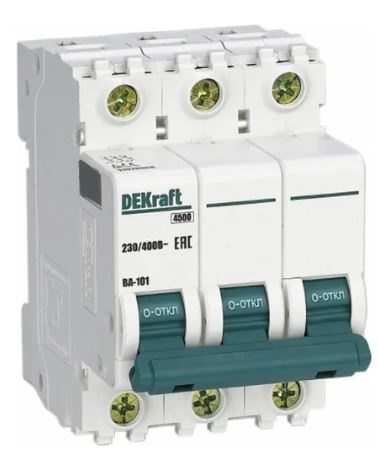 Изображение товара Автоматический выключатель DEKraft 11121DEK для защиты цепей