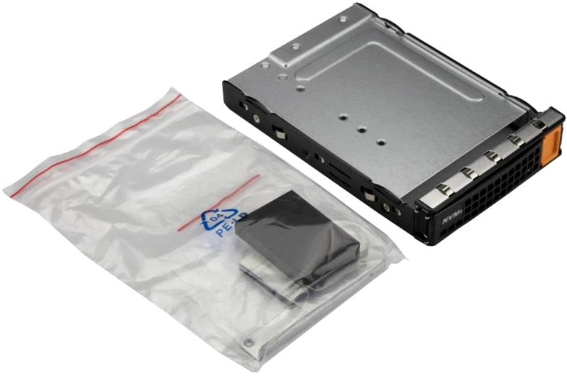 

Корзина дисковая Supermicro MCP-220-00150-0B 3.5" to 2.5" Optimized for NVMe Drive Tray, MCP-220-00150-0B