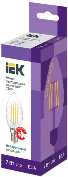 фото Лампа светодиодная IEK LLF-CT35-7-230-40-E14-CL в Санкт-Петербургe