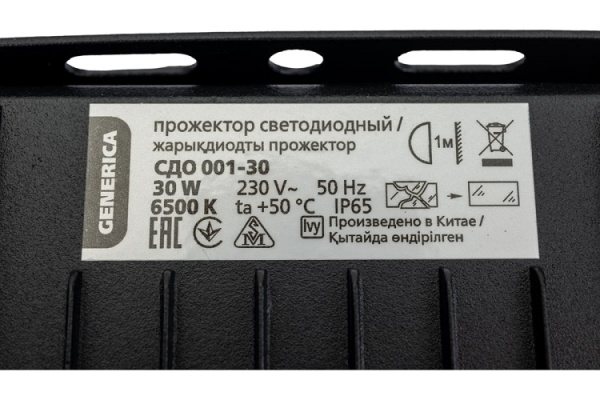 фото Прожектор светодиодный GENERICA LPDO501-030-65-K02-G в Волгограде