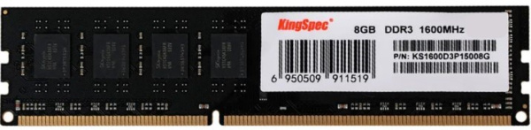 фото Модуль памяти DDR3 8GB KINGSPEC KS1600D3P15008G в Екатеринбурге
