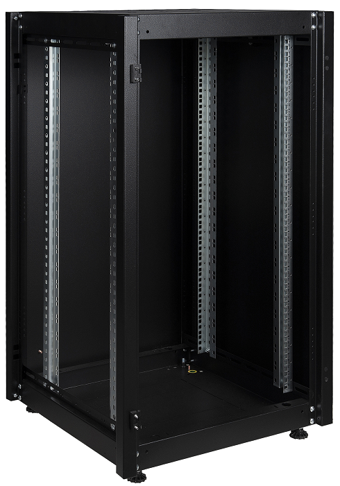 

Шкаф напольный 19", 20U Datarex DR-710001 телекоммуникационный 600х600, передняя дверь металл, задняя стенка сплошная, металл, черный, DR-710001