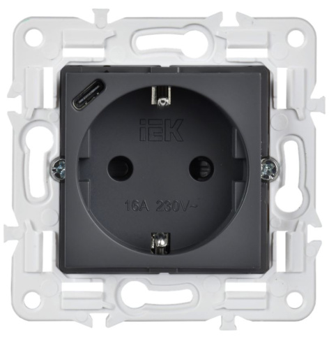 фото Розетка с заземлением  IEK SK-R14-16-U14-018-K48 в Ростове-на-Дону