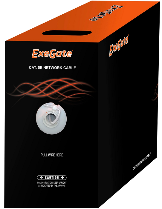 

Кабель витая пара U/UTP 5e кат. 4 пары Exegate UTP4-C5e-CU-S24-IN-LSZH-OR-305 24AWG(0.51 мм), медь, одножильный (solid), внутренний, LSZH, оранжевый,, UTP4-C5e-CU-S24-IN-LSZH-OR-305