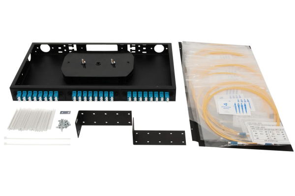 фото Кросс оптический стоечный 19" стационарный 2U SNR SNR-ODF-24R-48LC-P в Красноярске