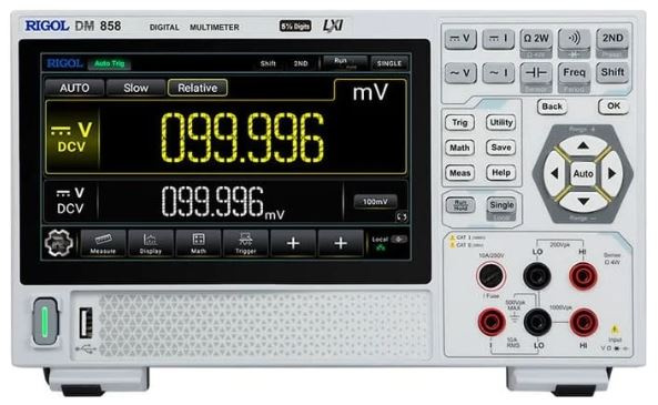 Изображение товара Цифровой мультиметр Rigol DM858E с подсветкой и фиксацией показаний