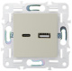 фото Розетка USB  IEK SK-U22-D31-K10 в Санкт-Петербургe