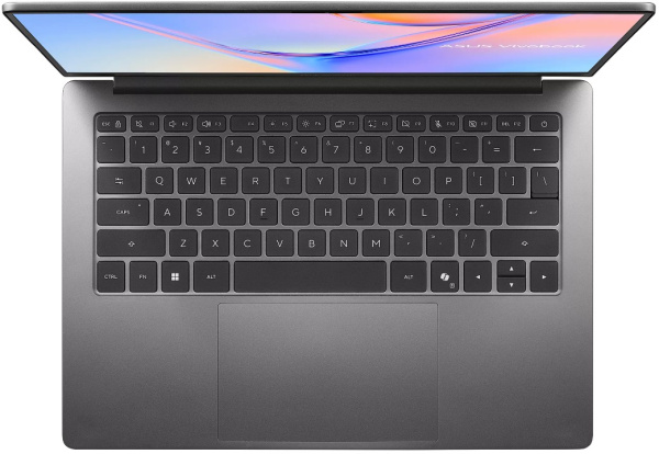 фото Ноутбук ASUS VivoBook S5452MA-TM107 14" (Intel Core 7, 16Гб LPDDR5X, SSD 256 Гб, , Без ОС) Серый [90NB1991-M00980]