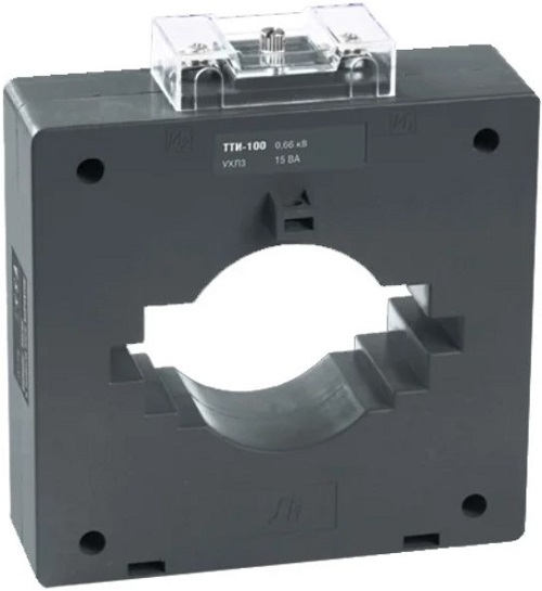 

Трансформатор тока IEK ITT60-2-15-3000 ТТИ-100 3000/5А 15ВА 0,5, ITT60-2-15-3000