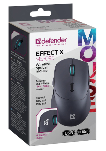 фото Мышь Wireless Defender Effect X MS-095 в Уфе