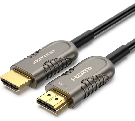 

Кабель интерфейсный HDMI-HDMI Vention AAZBQ оптический v2.1 19M/19M - 20м. черный, AAZBQ