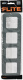фото Рамка четверная  IEK FI-M42-31-20-K03 в Санкт-Петербургe
