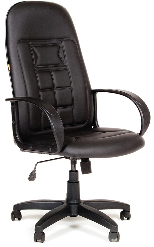 

Кресло офисное Chairman 727 Chairman 6098211 черное (Терра), матовая экокожа, до 120 кг, 727