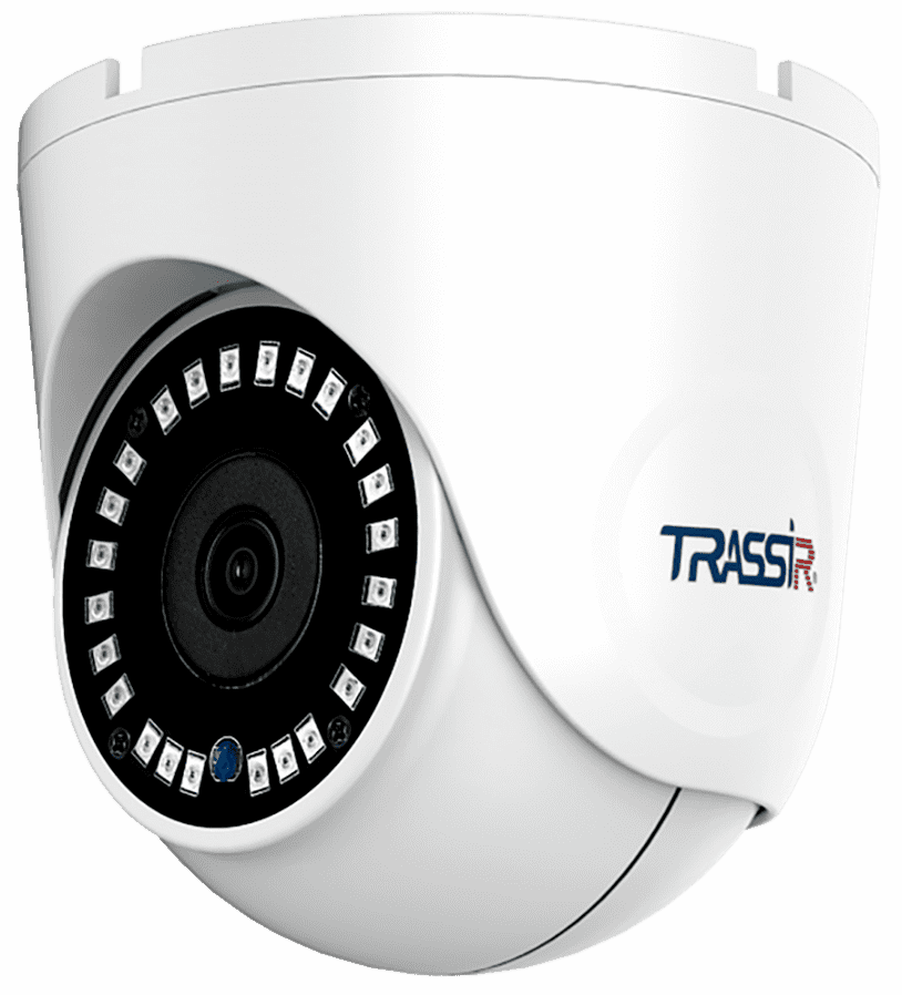 

Видеокамера IP TRASSIR TR-D8151IR2 v2 3.6 уличная купольная компактная вандалостойкая 5Мп, TR-D8151IR2 v2 3.6