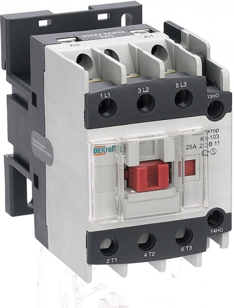 Изображение товара Контактор DEKraft 22118DEK для пуска асинхронных двигателей