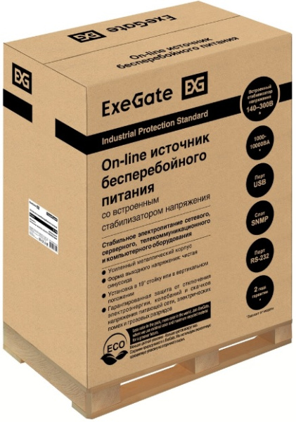 фото Источник бесперебойного питания  Exegate PowerExpert TL-575-10kVA.192V.LCD.AVR.T.USB.RS232.SNMP в Уфе