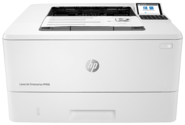 фото Принтер лазерный черно-белый HP LaserJet Enterprise M406dn в Уфе