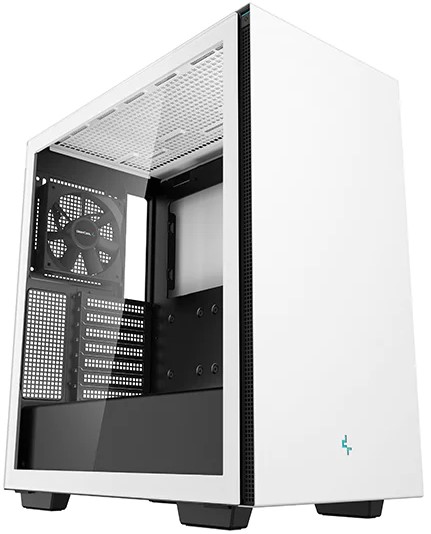 

Корпус eATX Deepcool CH510 WH белый, без БП, боковая панель из закаленного стекла, 2*USB 3.0, audio, CH510 WH