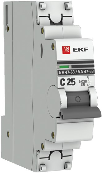 фото Автоматический выключатель  EKF mcb4763-6-1-25C-pro в Перми
