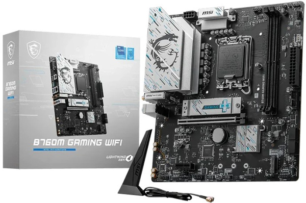 фото Материнская плата mATX MSI B760M GAMING WIFI B760 в Краснодаре