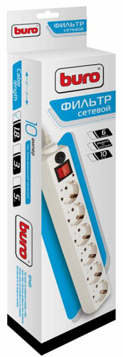 фото Сетевой фильтр  Buro 600SH-1.8-W в Красноярске
