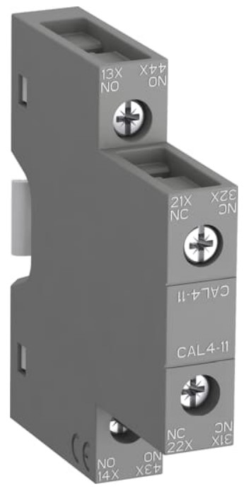 

Контакт ABB 1SBN010120R1011 CAL4-11 1НО, 1НЗ боковой для контакторов AF09-AF38 и NF, 1SBN010120R1011