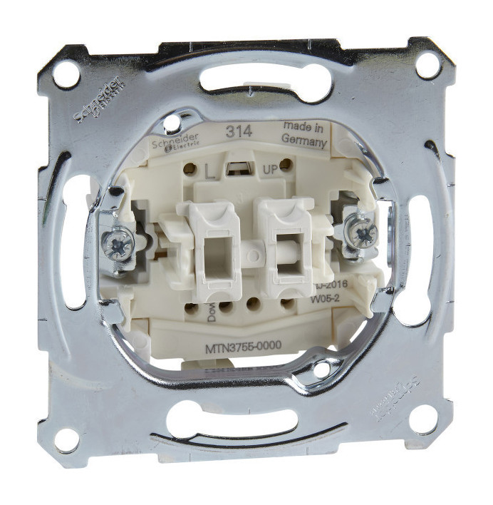 

Механизм Schneider Electric MTN3755-0000 QuickFlex выключателя жалюзийного кнопочного, MTN3755-0000