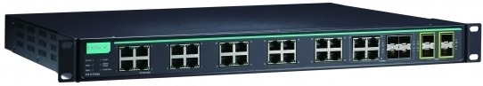 

Коммутатор управляемый MOXA IKS-G6824A-20GSFP-4GTXSFP-HV-HV-T Layer 3: 20 портов 100/1000BaseSFP, 4 комбо-порта 10/100/1000BaseT(X) (RJ45 + SFP), 2 ис, IKS-G6824A-20GSFP-4GTXSFP-HV-HV-T