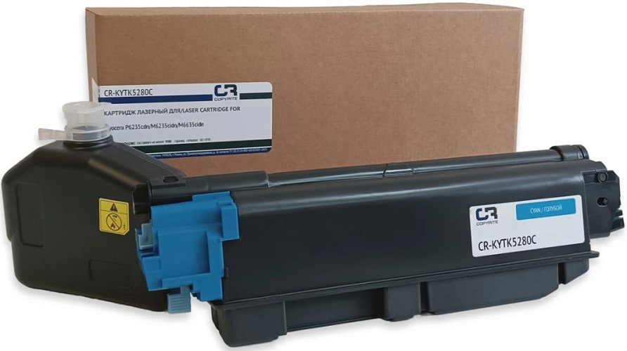 

Тонер-картридж CopyRite CR-KYTK5280C для Kyocera P6235cdn/M6235cidn/M6635cidn, TK-5280C, 11000 стр, cyan, CR-KYTK5280C