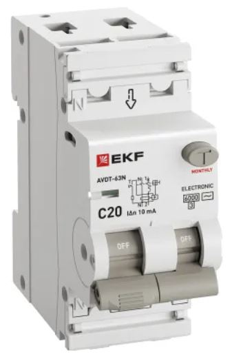 фото Автомат дифференциальный EKF D63N26E20C10 в Казани