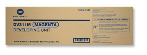 

Блок проявки Konica Minolta A0XV0ED bizhub C220/C280/C260 красный DV-311M (девелопер), A0XV0ED